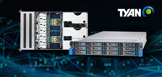 Серверы TYAN на базе NVIDIA EGX улучшены за счет масштабируемых и ускоренных опций для перемещения